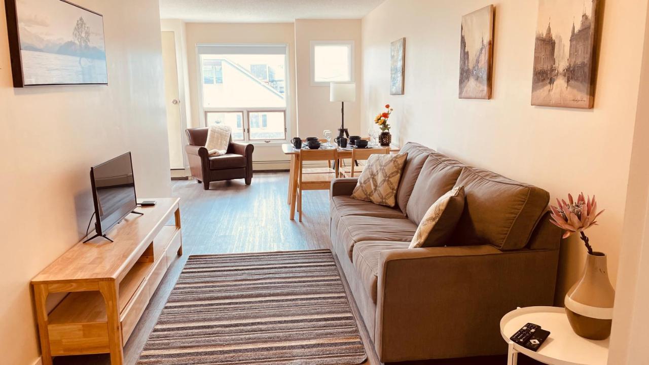 Unit #302 Mountain View 2 Beds In Dt Apartment Canmore Ngoại thất bức ảnh